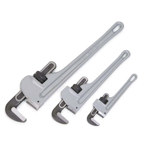 Williams 13542 Heavy Duty Aluminum Pipe Wrench Set 3 Piece Jhw13542
