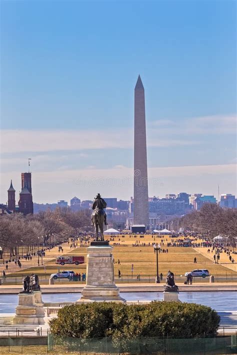 Washington Monument Obelisk United States Of America Stock Image