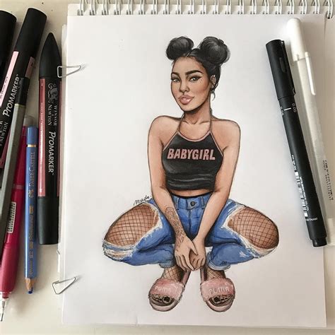 Pin By Taroroloute On Natalia Madej Drawings Of Black Girls Black