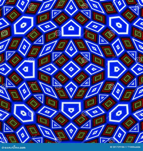 The Background Consists Of Repeating Geometric Patterns Stock