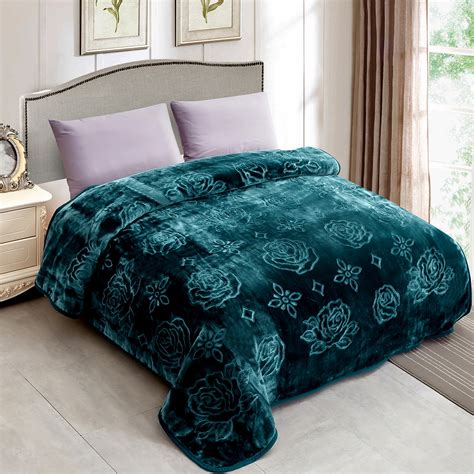 Premium Soft Bed Blanket Queen Size 79 X 91 Soft Warm Solid