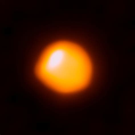 First Ever Image Of The Surface Of Another Star Betelgeuse Captured