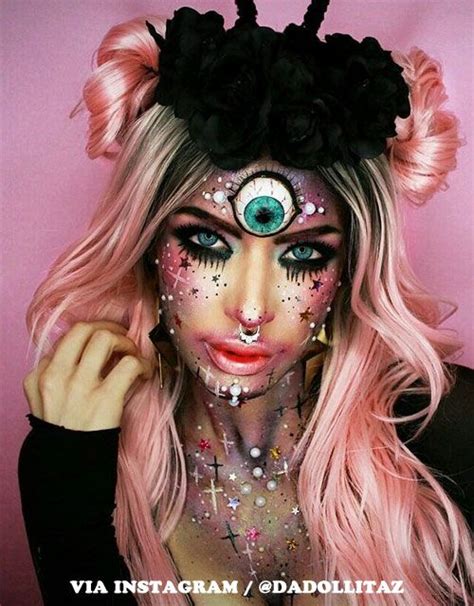 13 Halloween Makeup Ideas For Pink Hair Halloween Makeup Halloween