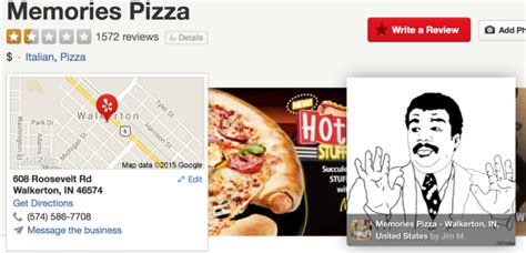Indiana Pizzeria Yelp Bombed After Saying No Pizzas For Gay Weddings Ars Technica