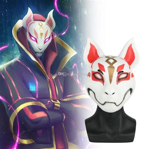 2019 Hot Game Fortnite Fox Mask Cosplay Fox Drift Mask