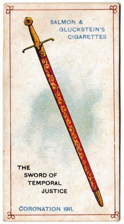 Salmon And Gluckstein ‘coronation Series 1911 1911 Sword Of