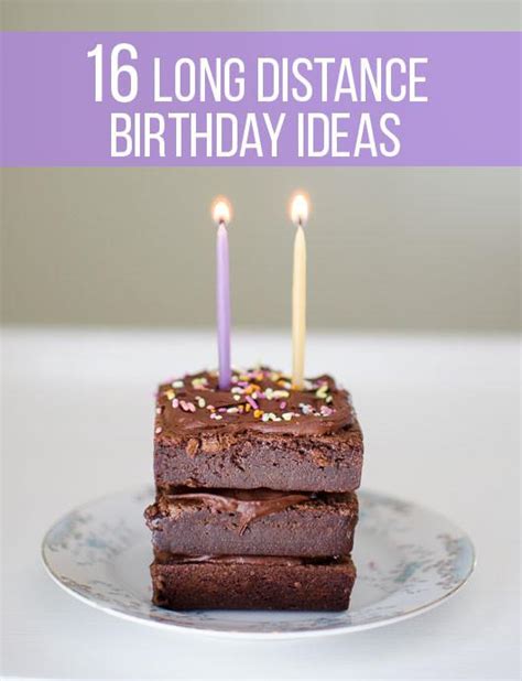 This romantic gift for a boyfriend is the perfect way to share a special sentimental moment between the two of you. 16 Fun Long Distance Birthday Ideas to Make Anyone Smile ...