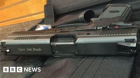 Jeb Bushs Gun Tweet Backfires Bbc News