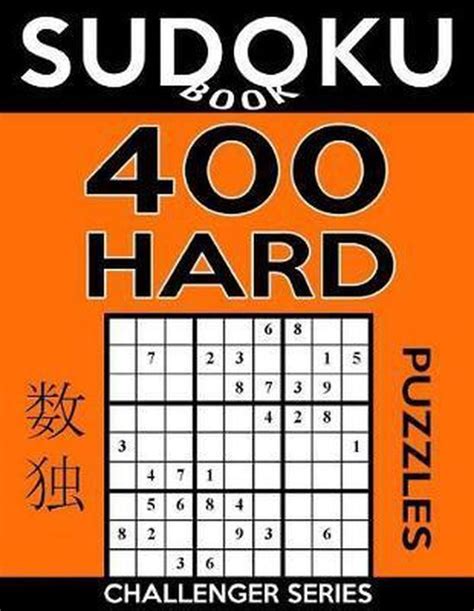 Sudoku Book 400 Hard Puzzles Sudoku Book 9781546408888 Boeken