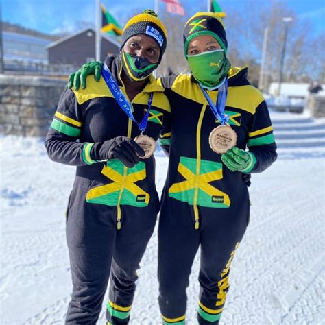 Jamaican Women Win Medals In Bobsled Monobob World Series Race