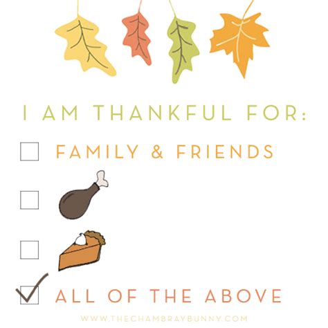 Happy thanksgiving im thankful for you. Happy Thanksgiving! I'm thankful for... • The Chambray Bunny