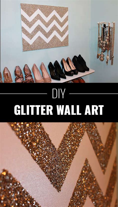 34 Sparkly Glittery Diy Crafts Youll Love