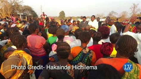 Hakainde Hichilema Interacts And Mingles With Fellow Citizens Along The