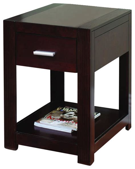 Martin Furniture Carlton Space Saver Table In Bourbon Transitional