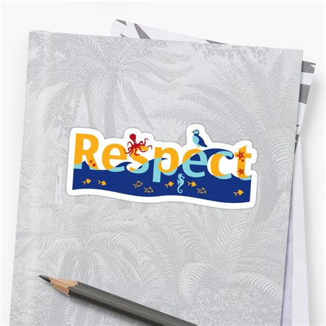 Respect Our Planet Stickers By Sarah Jane Bingham Redbubble