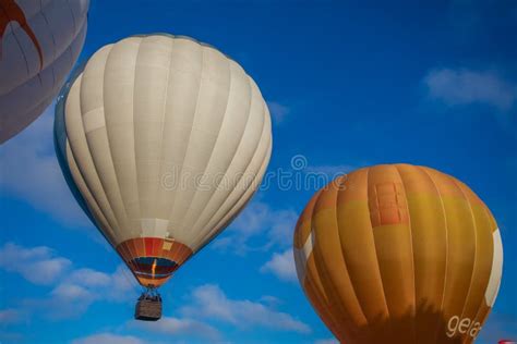 Hot Air Balloons Stock Image Image Of Cappadocia Balloon 96557635