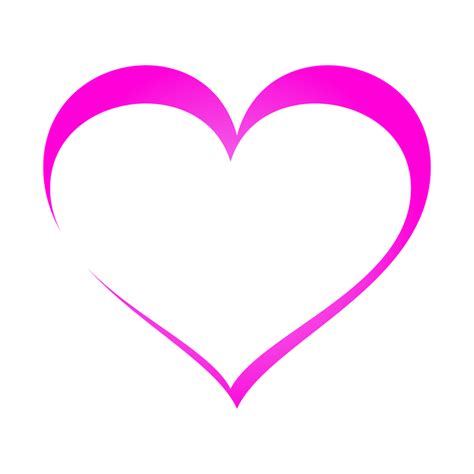 A Heart Pink Bright Transparent Free Image On Pixabay