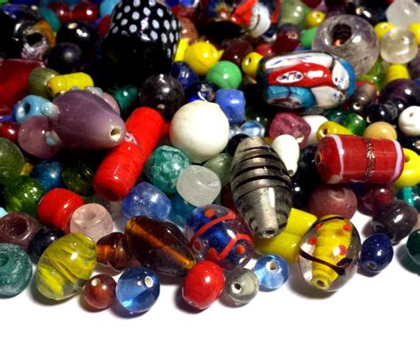 Beads Glass Custom Handmade 100 Pcs ~ Buy 2 Get 1 Free Gold Crown Jewelry