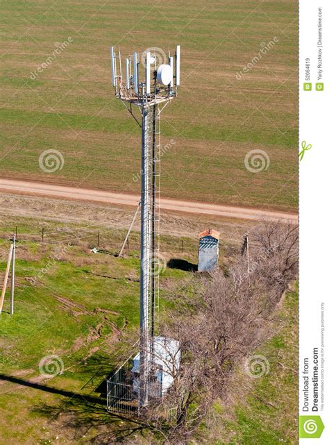 Antenna Cellular Base Station Stock Image Image Of Mast Sector 52064619