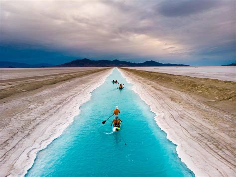 Bonneville Salt Flats In Utah Places To Travel Utah Travel Kayaking