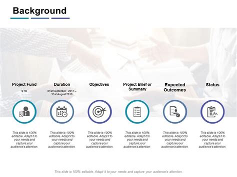 Background Expected Outcomes Ppt Powerpoint Presentation Infographic