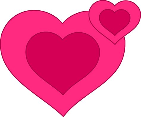 Coração Dois Amor · Gráfico Vetorial Grátis No Pixabay