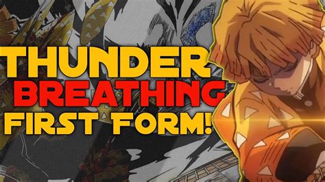 First Form of Thunder Breathing ⚡ | Why is it difficult to master🤔