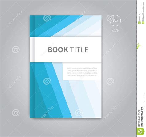 Please browse and upload the jpg or png file for your book cover design. Vector Book Cover Template Design Stock Vector ...