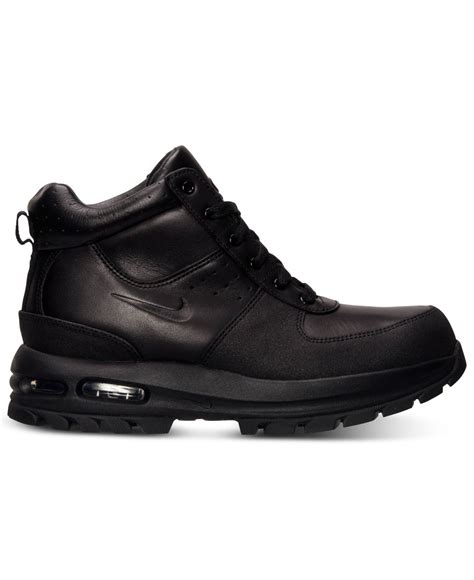 Nike Air Max Goaterra Leather Boots In Black For Men Lyst