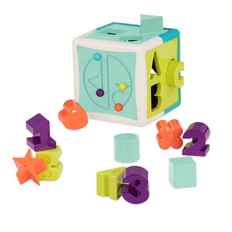 Buy Battat Shape Sorter Cube Sorting Toy For Learning Shapes