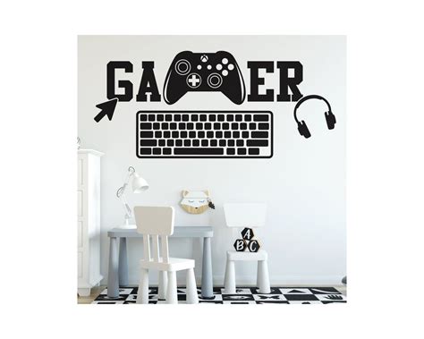 Xbox Gaming Zone Wall Decals Gaming Wall Stickers Huetion