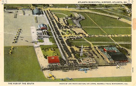Atlanta Airport In The Early 1930s Sunshine Skies