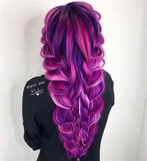 Pin By Jontae On My Selection Hair Styles Hair Color Purple Bold