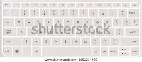 Standard American Qwerty Keyboard Personal Computer Stock Photo