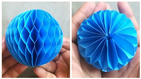 How To Make A Paper Honeycomb Ballhome Decoration Ideashandicraft