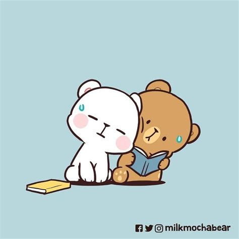 Pin By Sun Shine On Milk Mocha Cute Bear Drawings Cute Doodles Cute