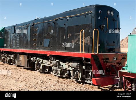 Hejaz Railway Wadi Rum Jordan Minor Asia Stock Photo Alamy