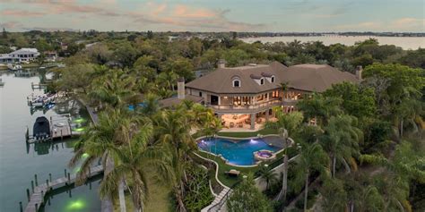 Waterfront Estate With Space For Yachts In Sarasota Florida Sells For