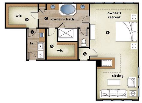 Master Bedroom Plans With Shower And Walk In Closet