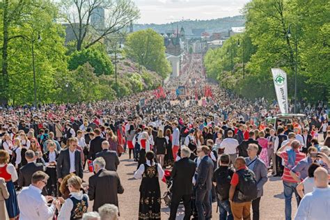 Norwegian Constitution Day Editorial Stock Photo Image Of Palace