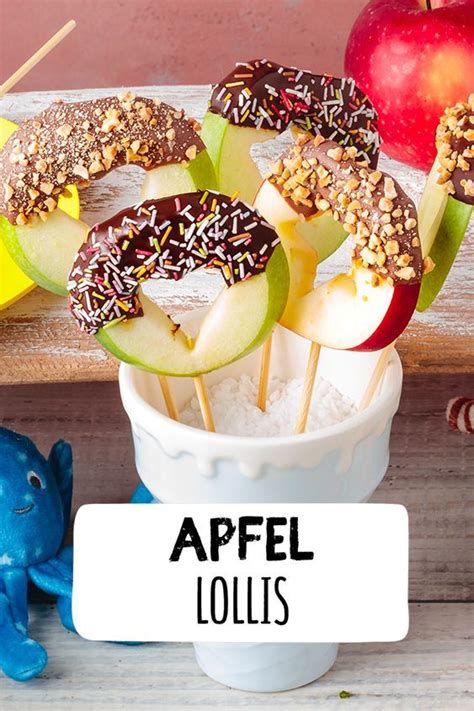 Zuerst benötigt man einen sandkuchen den kann man fertig kaufen oder man bäckt einen abgerührten. Apfel-Lollis | Rezept (mit Bildern) | Fingerfood ...