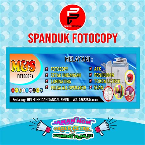 Jual Spanduk Banner Toko Fotocopy Dan Atk Shopee Indonesia Web Imagesee