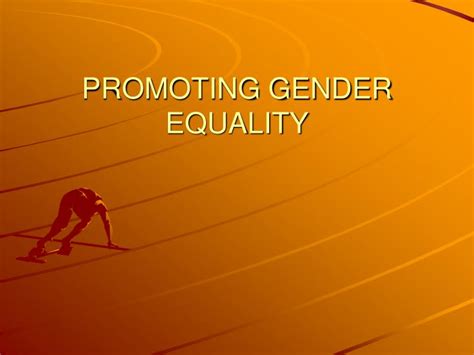 Ppt Promoting Gender Equality Powerpoint Presentation Free Download Id