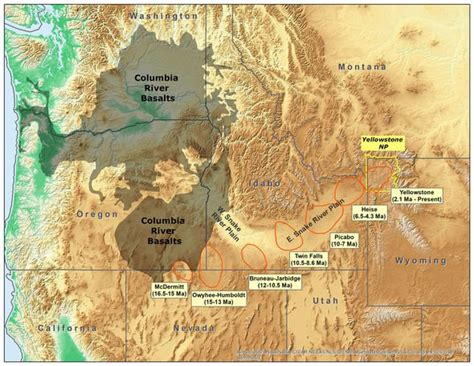 Yellowstone Volcano Latest Usgs Tracks A Magma Hotspot 400 Miles