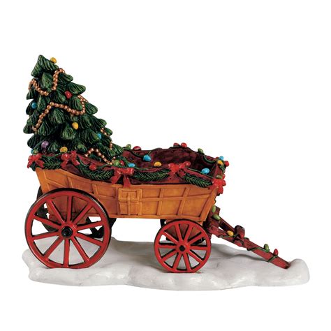Led lighted christmas village with turning function and music. Farm Wagon Christmas Village Accessory—Sears