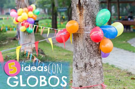5 Ideas Con Globos Para Fiestas Manualidades Infantiles