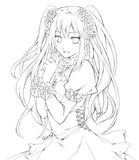 Gothic Anime Coloring Pages Coloring Home