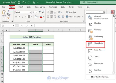How To Split Date And Time In Excel 8 Easy Methods Exceldemy