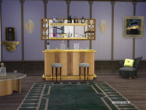 The Sims Resource Art Deco Home Bar