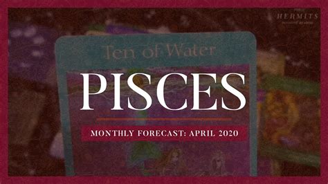 This can help in so many areas of your life, including your romantic life, hobbies, and family life. PISCES, TAKE A BREAK, DON'T GIVE UP! THIS COULD BE THE ONE ...